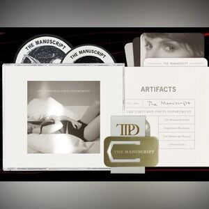 The Tortured Poets Department Deluxe CD with exclusive track The Manuscript! NWT